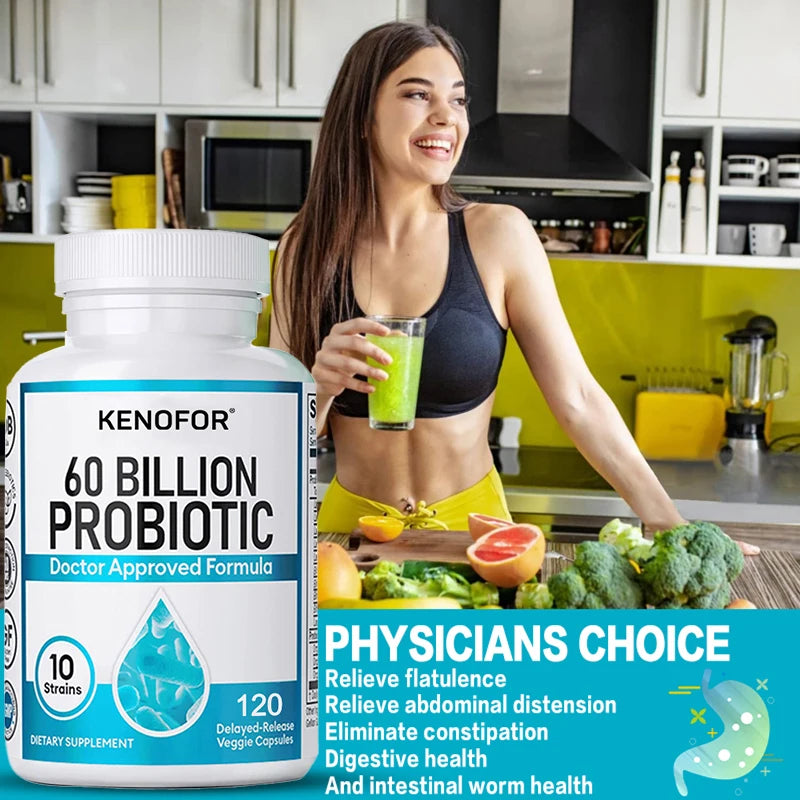 Probiotics Detox: Intestinal & Colon Health Support