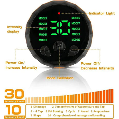 EMS Ab Toning Belt: Electric Muscle Stimulator & Slimmer