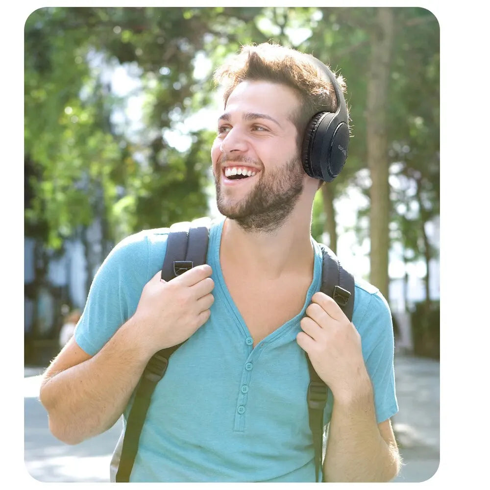 Foldable Bluetooth Headphones with Mic