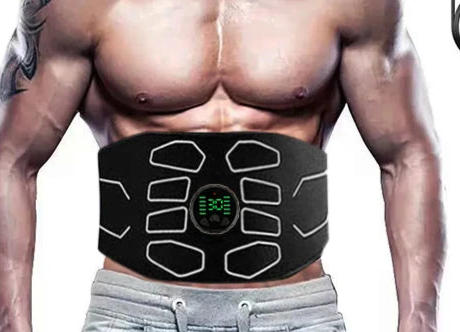 EMS Ab Toning Belt: Electric Muscle Stimulator & Slimmer